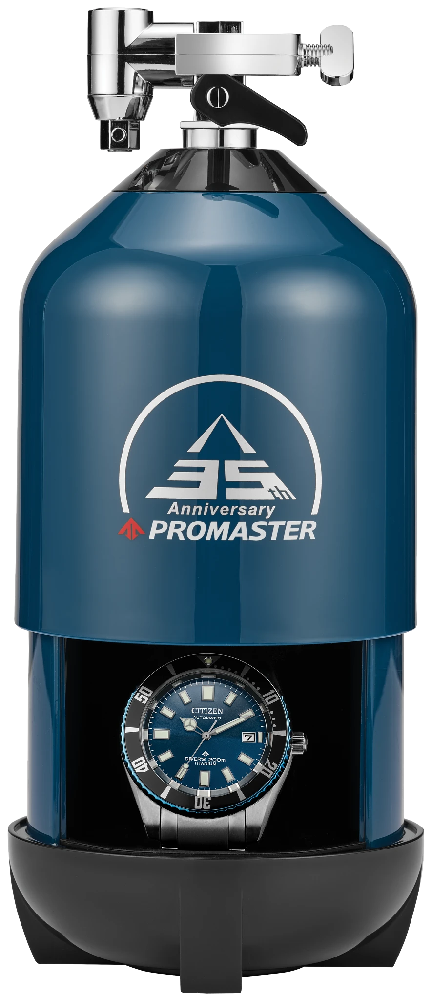 Promaster Fujitsubo Blue Dial Super Titanium with Platinum DLC